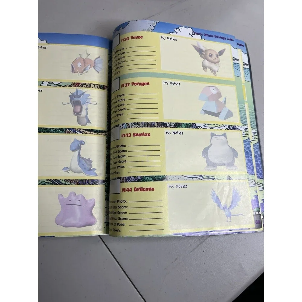 Pokemon Snap Prima Official Strategy Guide Nintendo 64 N64 Complete Book Manual